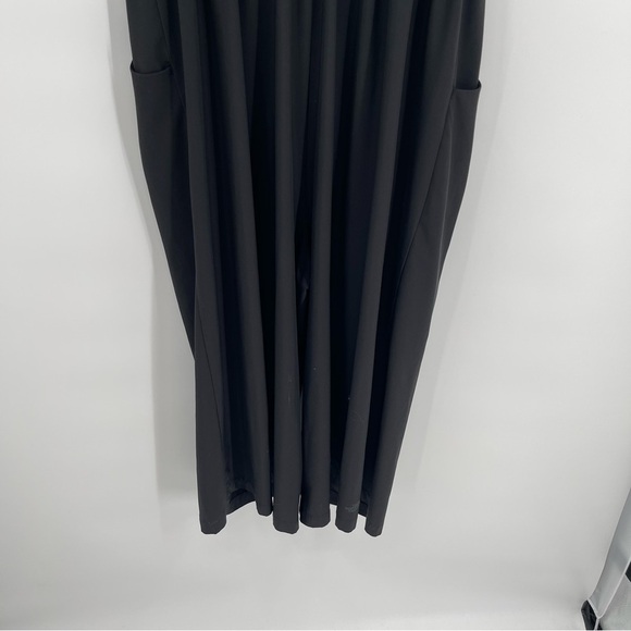 The North Face Women’s Black Sleeveless Jumpsuit Button Front V Neck Size XL - Picture 10 of 12